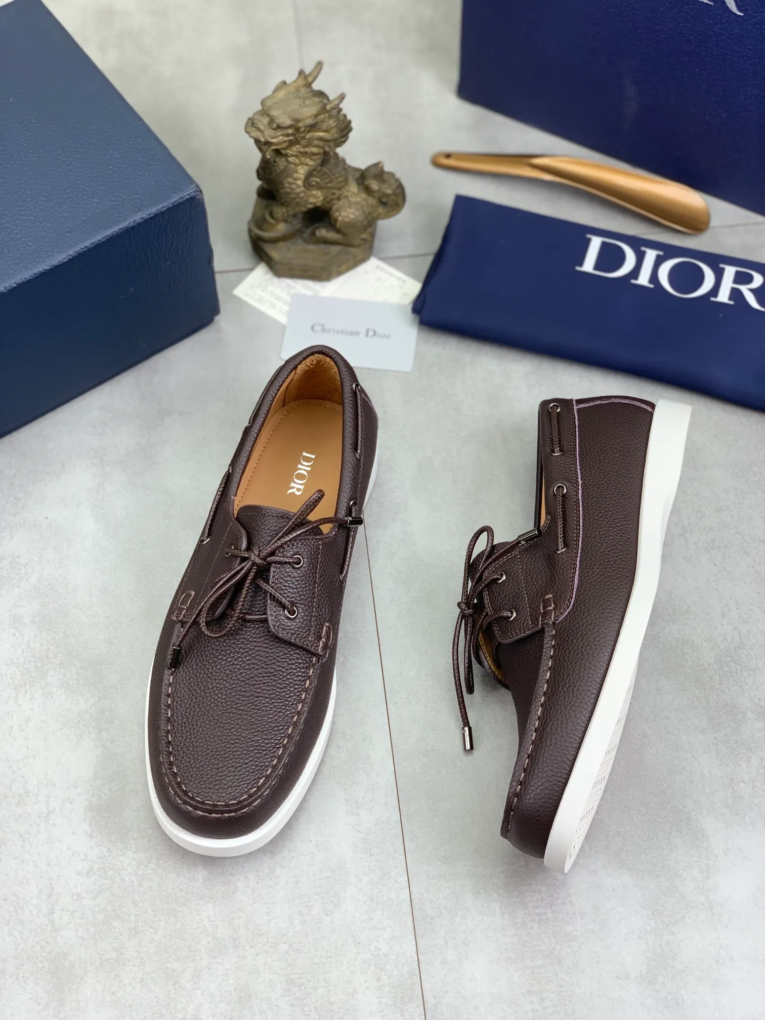 Men's shoes 💰P542 New 💰Higher version 💎💎💎Dior original 1:1 replica! Top Italian purchasing agent! Men's business casual leather shoes, original imported calfskin upper, ultimate texture, gentleman style, imported water-dyed cowhide inside, top-quality original Italian rubber outsole, first-class workmanship, top quality! Size: 39-44 (38 45 customized) 4️⃣ colors available
